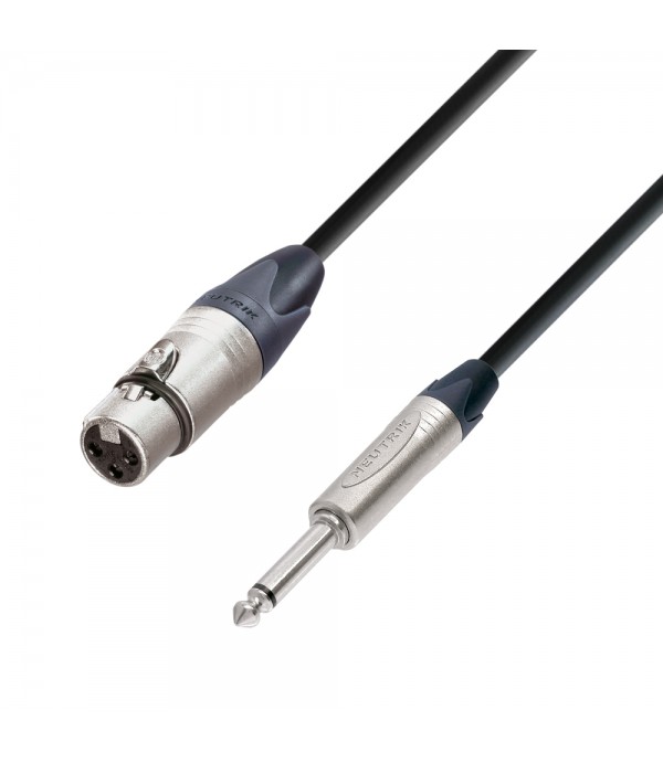 Adam Hall Cables 5 STAR MFP 0300 - Microphone Cable Neutrik® XLR female x JacK TS | 3 m