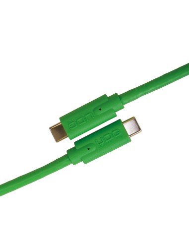 Cable UDG USB 3.2 C-C Vert Droit 1,5m