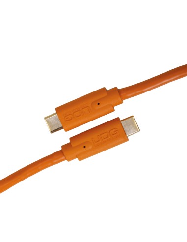 Cable UDG USB 3.2 C-C Orange Droit 1,5m