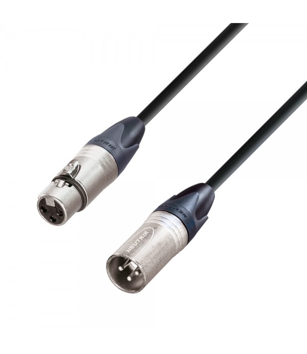 Adam Hall Cables 5 STAR MMF 1000 - Microphone Cable | Neutrik® XLR female x XLR male | 10 m