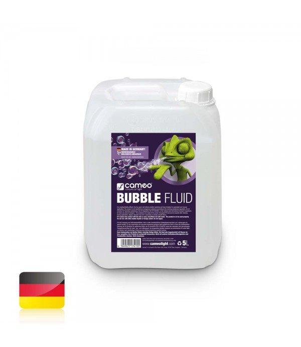 Cameo BUBBLE FLUID 5 L - Special Fluid for Generating Soap Bubbles 5 L