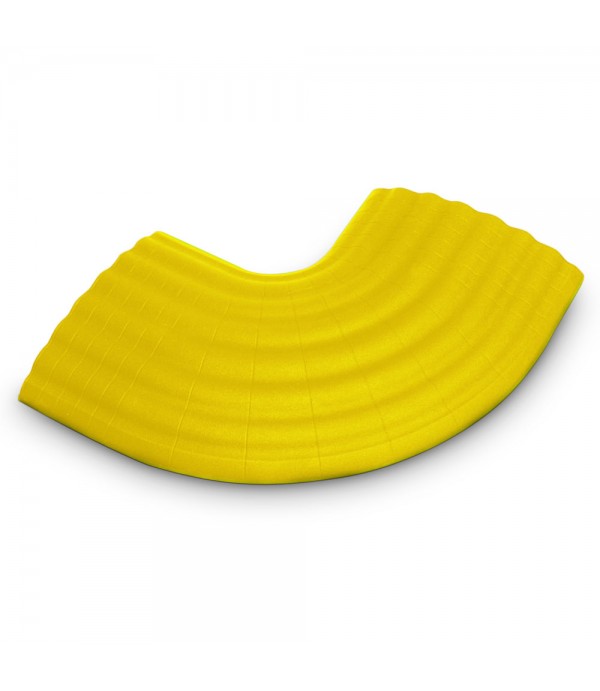 Defender OFFICE C YEL - 90° Curve yellow for 85160 Cable Duct 4-channel