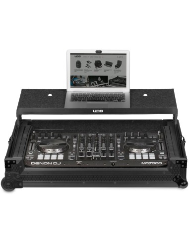 Udg U91054BL - FC MULTI FORMAT XXL BLACK PLUS (LAPTOP SHELF, TROLLEY & WHEELS)