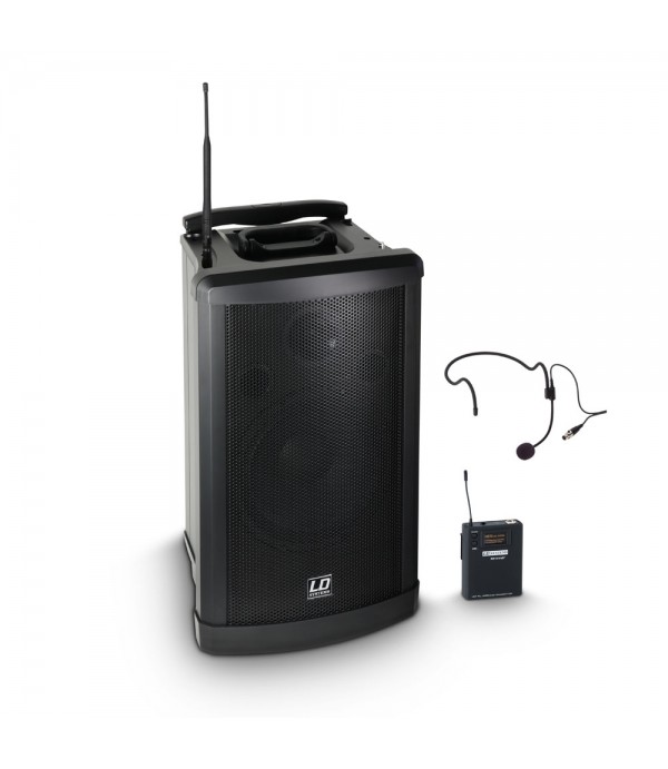 LD Systems Roadman 102 HS - Portable PA Loudspeaker with Headset Microphone