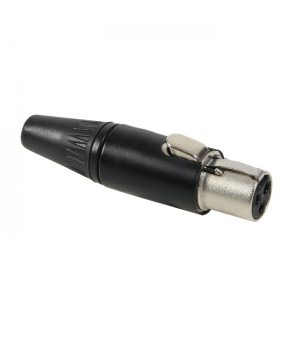 Neutrik REAN RT3FC-B - Mini XLR plug 3-pole female REAN®