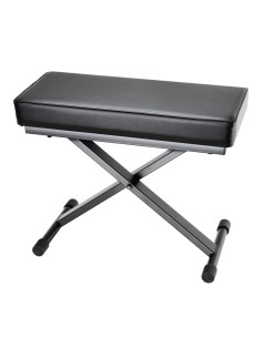 Adam Hall Stands SKT 17 - Folding Keyboard Bench With Extra Thick Padding