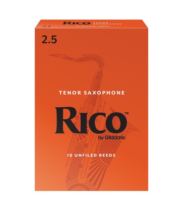 Rico Palhetas para Saxofone Tenor (10), Força 2,5
