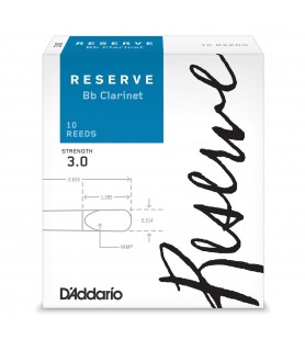 D'Addario Reserve Clarinet Reeds, 3 (10 Pack)