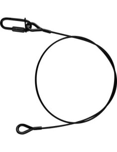 RIGGATEC Safety | WLL 25kg | black - 100cm length | 5mm thickness | quick-release chain fastener