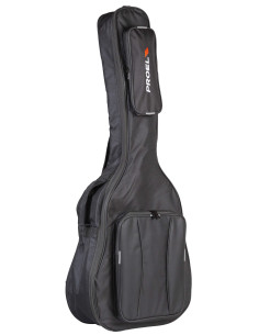 Classic guitar bag, rip-proof 600D polyester, 10mm high density foam padding. Available in Black.