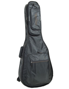 Saco para guitarra acústica/folk em nylon 420D à prova de rasgão, com enchimento de espuma de 10 mm de alta densidade. Dispon