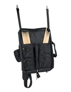 Saco para baquetas em nylon 420D resistente, à prova de rasgões, com enchimento em espuma de alta densidade com 10 mm de espes