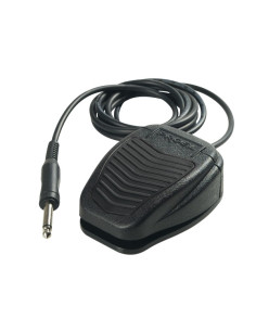 Pedal de controlo "ON/OFF" da série Golden Feet, em ABS resistente, fornecido com cabo de 2 m terminado com ficha jack mono mac