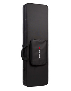 Estojo de baixo elétrico em espuma.