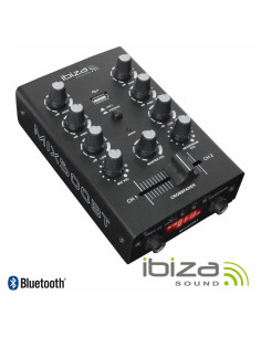 Mesa De Mistura 2 Canais Rec Bluetooth IBIZA