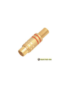 Ficha Rca Fêmea C/Guarda Cabo Dourada-Vermelha Edh