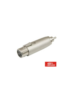 Ficha Adaptadora XLR 3p Fêmea / Rca Macho