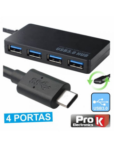Hub USB-C 3.0 ProK Electronics HUBUSB04