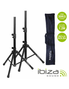 Conjunto 2 Suportes P/ Colunas C/ Bolsa 1.2m 30kg IBIZA