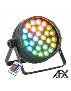 Projetor Par C/ 28 LEDS 10W RGBW DMX AFXLIGHT