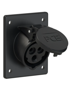 Tomada de Painel CEE 2P+T 16A IP44 PCE PC4136TTF8X