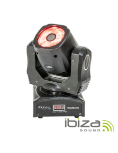 Moving Head 6x12W Wash Anel 6 LEDS DMX Mic IBIZA
