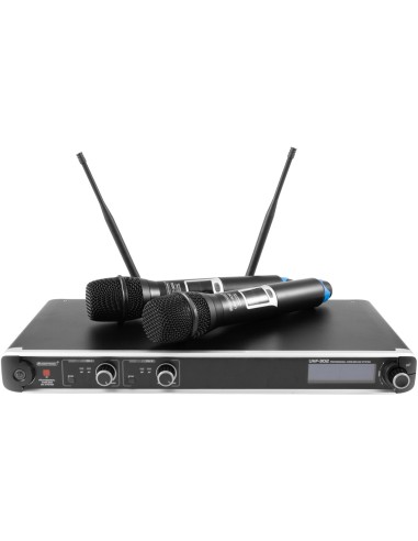 OMNITRONIC UHF-302 2-Channel Wireless Mic System