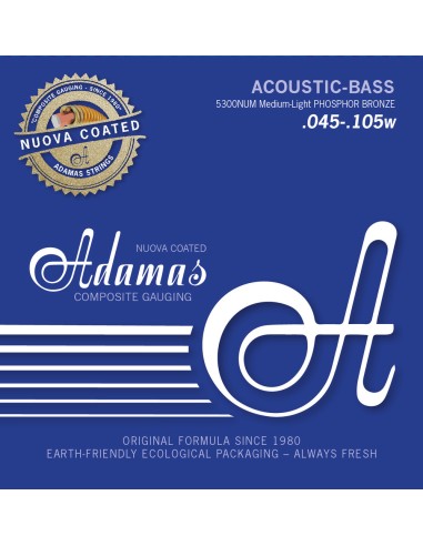 Strings for acoustic bass Nuova coated